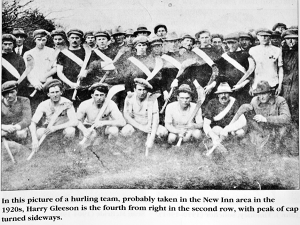 Harry Gleson hurling team